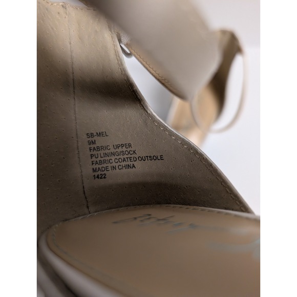 Betsey Johnson Women Shoes 9M Mel Satin Open Toe Evening Heels Rhinestone‎ - Picture 9 of 11